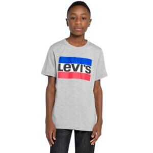 Levi's Grey Logo Tee Shirt Unisex Kids size XL